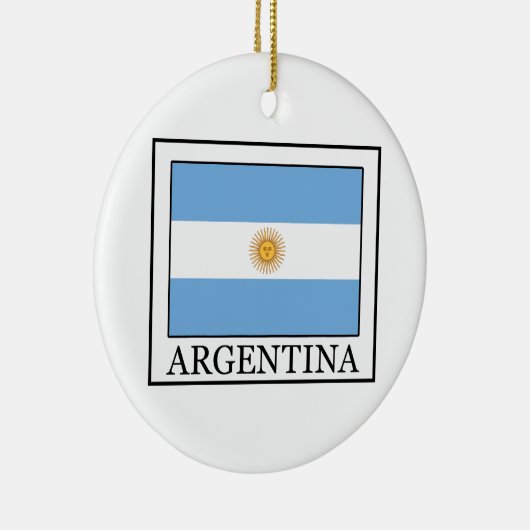 Ornement Rond En Céramique Argentine (Droite)