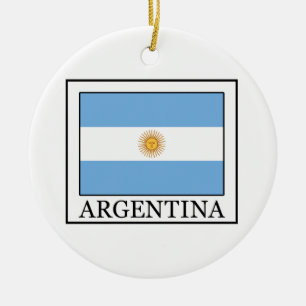 Ornement Rond En Céramique Argentine