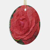 Ornement Rond En Céramique Armoire rose rouge à fleurs (Droite)