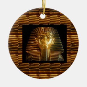 Ornement Rond En Céramique Art égyptien VINTAGE d'idoles : PYRAMIDES