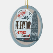 Ornement Rond En Céramique Ascenseur (Droite)