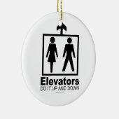 Ornement Rond En Céramique Ascenseurs (Droite)