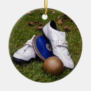 Ornement Rond En Céramique Athlétisme