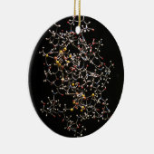 Ornement Rond En Céramique atomes (Droite)