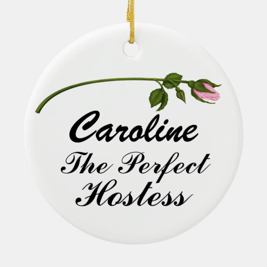 Ornement Rond En Céramique Auberges parfaites - SRF (Dos)