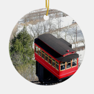 Ornement Rond En Céramique Avion de pente de Pittsburgh