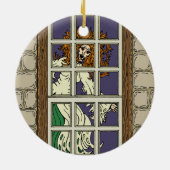 Ornement Rond En Céramique Banshee (Dos)