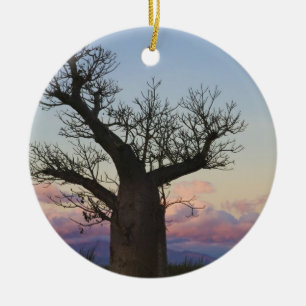 Ornement Rond En Céramique Baobab, Berenty, Toliara, Madagascar