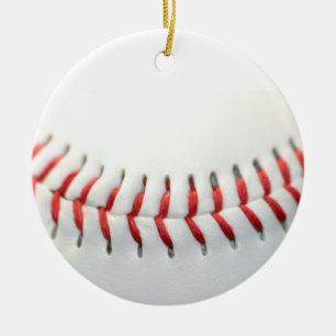 Ornement Rond En Céramique Base-ball
