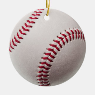 Ornement Rond En Céramique Base-ball - customisé