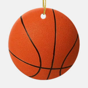 Ornement Rond En Céramique Basket-ball réaliste et cool