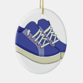 Ornement Rond En Céramique Baskets (Droite)