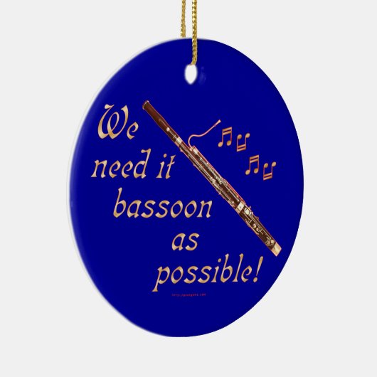 Ornement Rond En Céramique Basson comme possible (Droite)