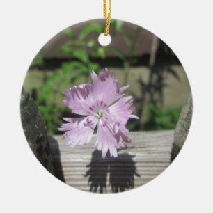 Ornement Rond En Céramique Bath Dianthus