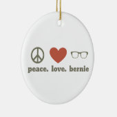 Ornement Rond En Céramique Bernie Sanders Swag Election Swag (Droite)
