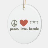 Ornement Rond En Céramique Bernie Sanders Swag Election Swag (Gauche)