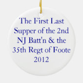 Ornement Rond En Céramique Bière épicée ! (Dos)