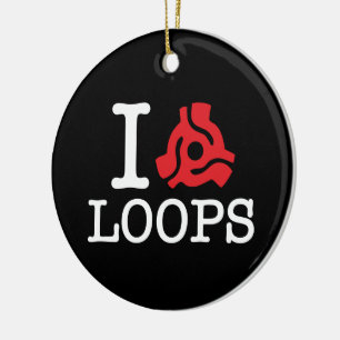 Ornement Rond En Céramique Boucles d'adaptateur I 45