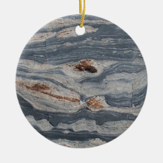 Ornement Rond En Céramique Boudinage (Devant)