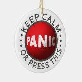 Ornement Rond En Céramique Bouton de panique (Droite)