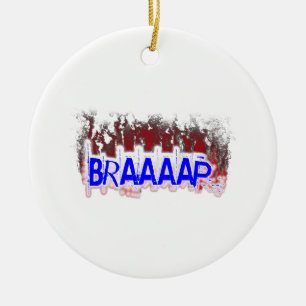 Ornement Rond En Céramique Braaaap