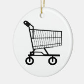 Ornement Rond En Céramique Caddie (Gauche)
