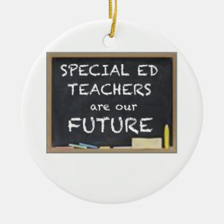 ORNEMENT ROND EN CÉRAMIQUE CADEAUX POUR LES PROFESSEURS SPÉCIAUX D'ED