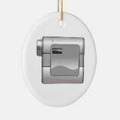 Ornement Rond En Céramique Camcorder (Droite)