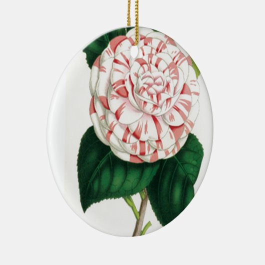 Ornement Rond En Céramique Camélia (Droite)