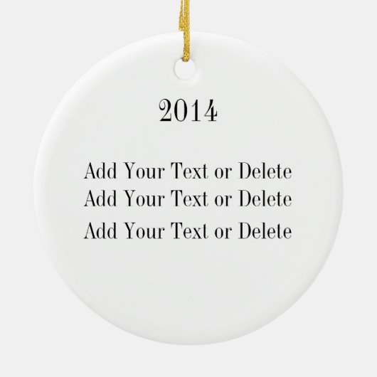 Ornement Rond En Céramique Camping Trailer (Dos)