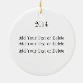 Ornement Rond En Céramique Camping Trailer (Dos)