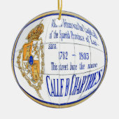 Ornement Rond En Céramique Carrelage Chartres (Devant)