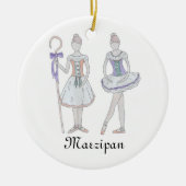 Ornement Rond En Céramique Casse-noix Marzipan Keepsaké Orament (Devant)