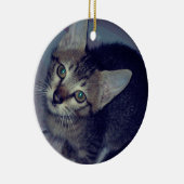 Ornement Rond En Céramique Cat (Droite)