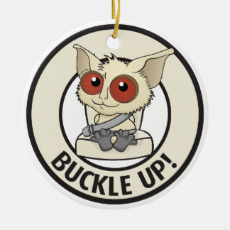 Ornement Rond En Céramique Ceinturez vos enfants pour vous montrer