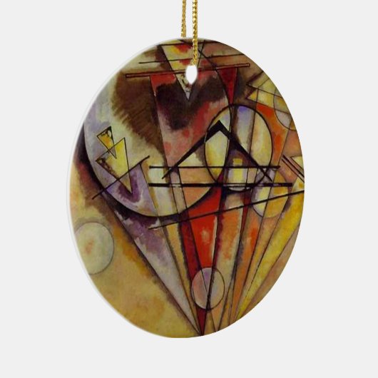 Ornement Rond En Céramique Cercles Abstraits Kandinsky (Droite)