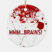 Ornement Rond En Céramique … Cerveaux MMM (Dos)