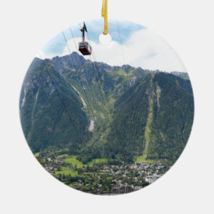 Ornement Rond En Céramique Chamonix
