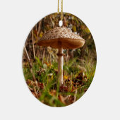 Ornement Rond En Céramique Champignon sauvage (Droite)