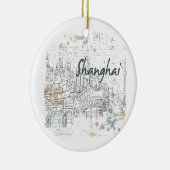 Ornement Rond En Céramique Changhaï (Droite)