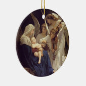 Ornement Rond En Céramique Chanson des anges (Droite)