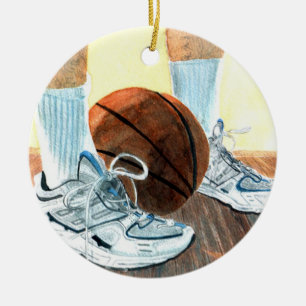 Ornement Rond En Céramique Chaussures de basket-ball
