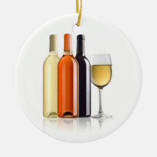 ORNEMENT ROND EN CÉRAMIQUE CHRISTMAS ORNAMNAMNAMNALISÉ POUR LES VINS