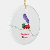 Ornement Rond En Céramique Clack de clics (Droite)