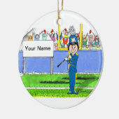 Ornement Rond En Céramique Clarinet - Femme (Gauche)