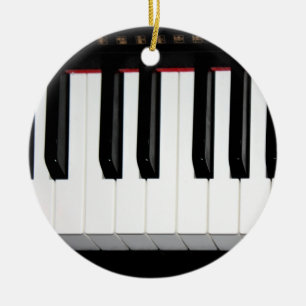 Ornement Rond En Céramique Clavier d'orgue