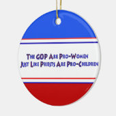 ORNEMENT ROND EN CÉRAMIQUE CLUB DE PERVERTI (Gauche)