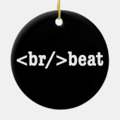 Ornement Rond En Céramique code HTML breakbeat (Dos)