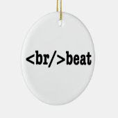 Ornement Rond En Céramique code HTML breakbeat (Droite)
