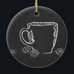 ORNEMENT ROND EN CÉRAMIQUE COFFEE CUP<br><div class="desc">—</div>